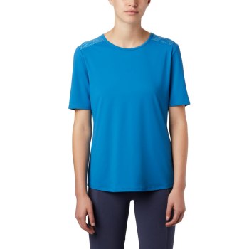 Columbia Chill River Short Sleeve, Camiseta Azules Para Mujer | 893615-JNR